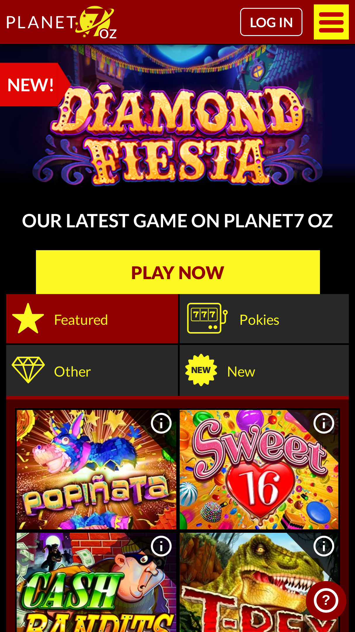 Planet7 Casino Mobile