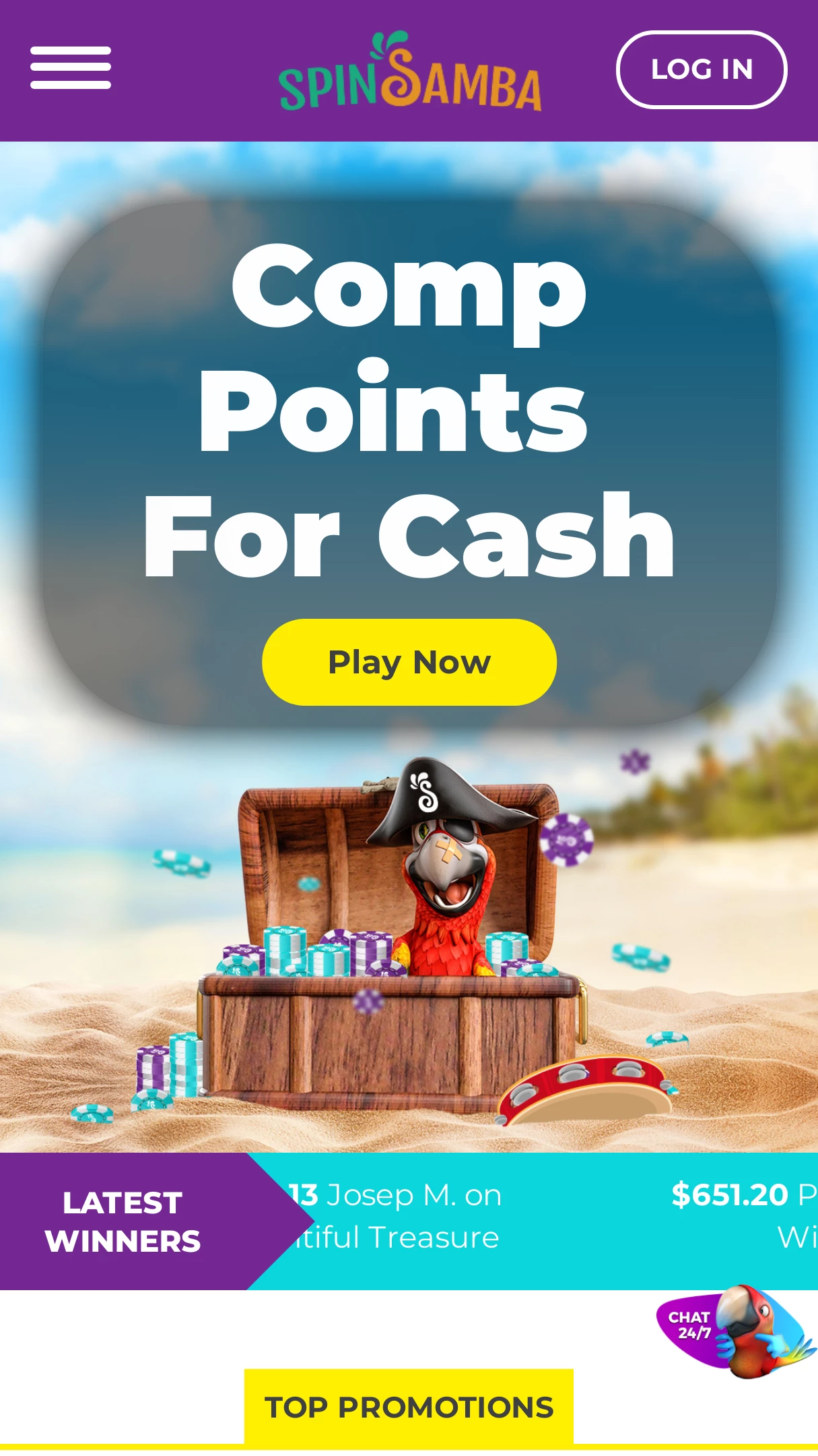 Spin samba casino review