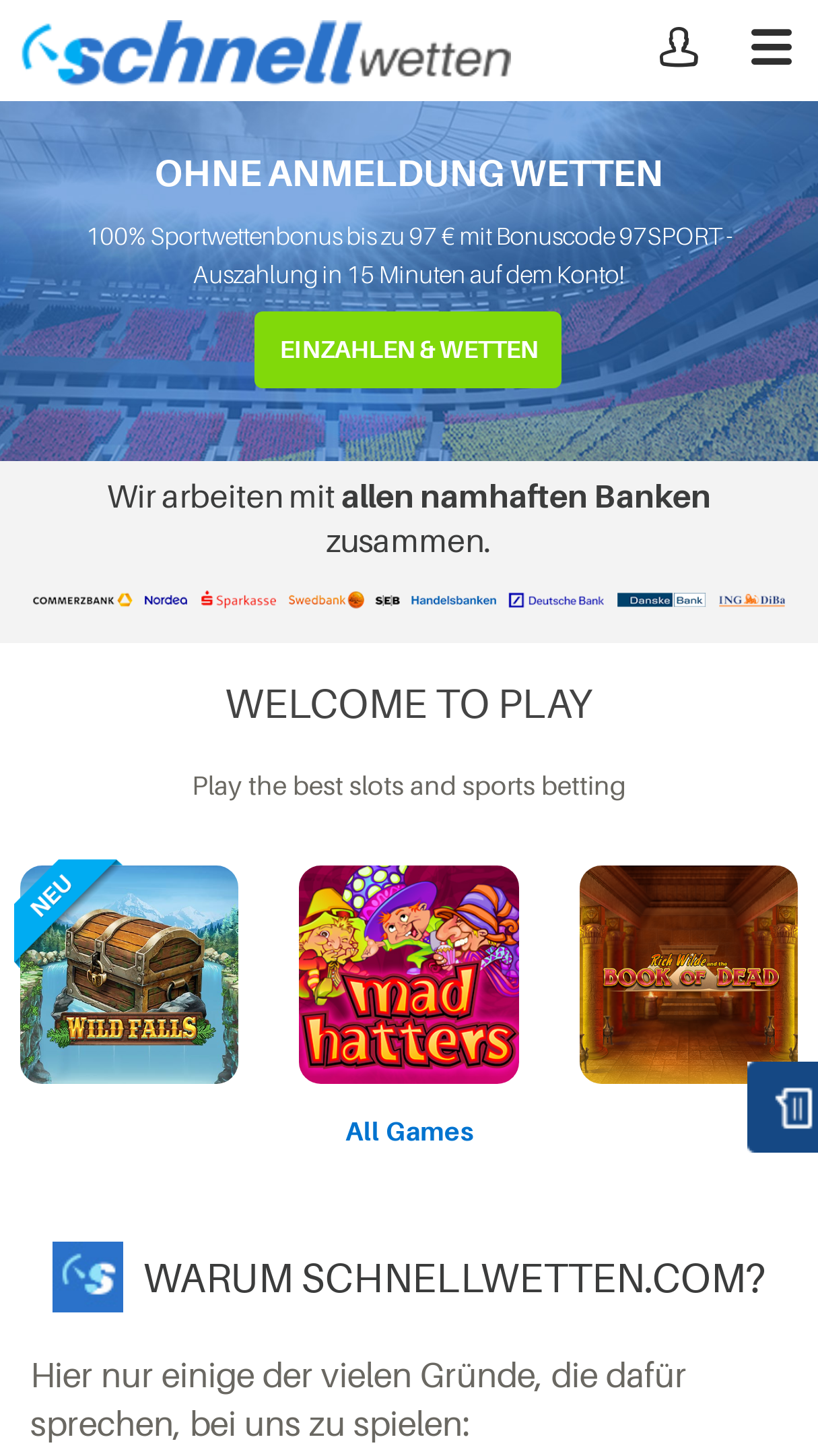 Schnellwetten Schnellwetten