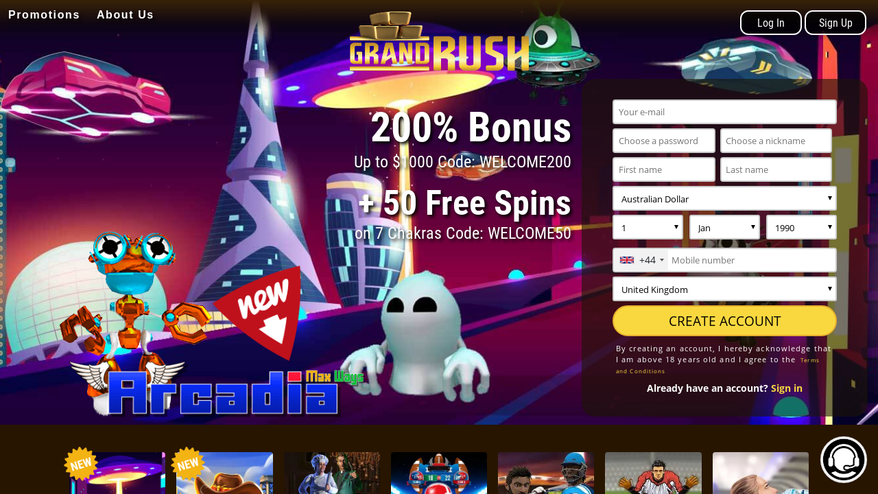 ndb for vegas rush casino