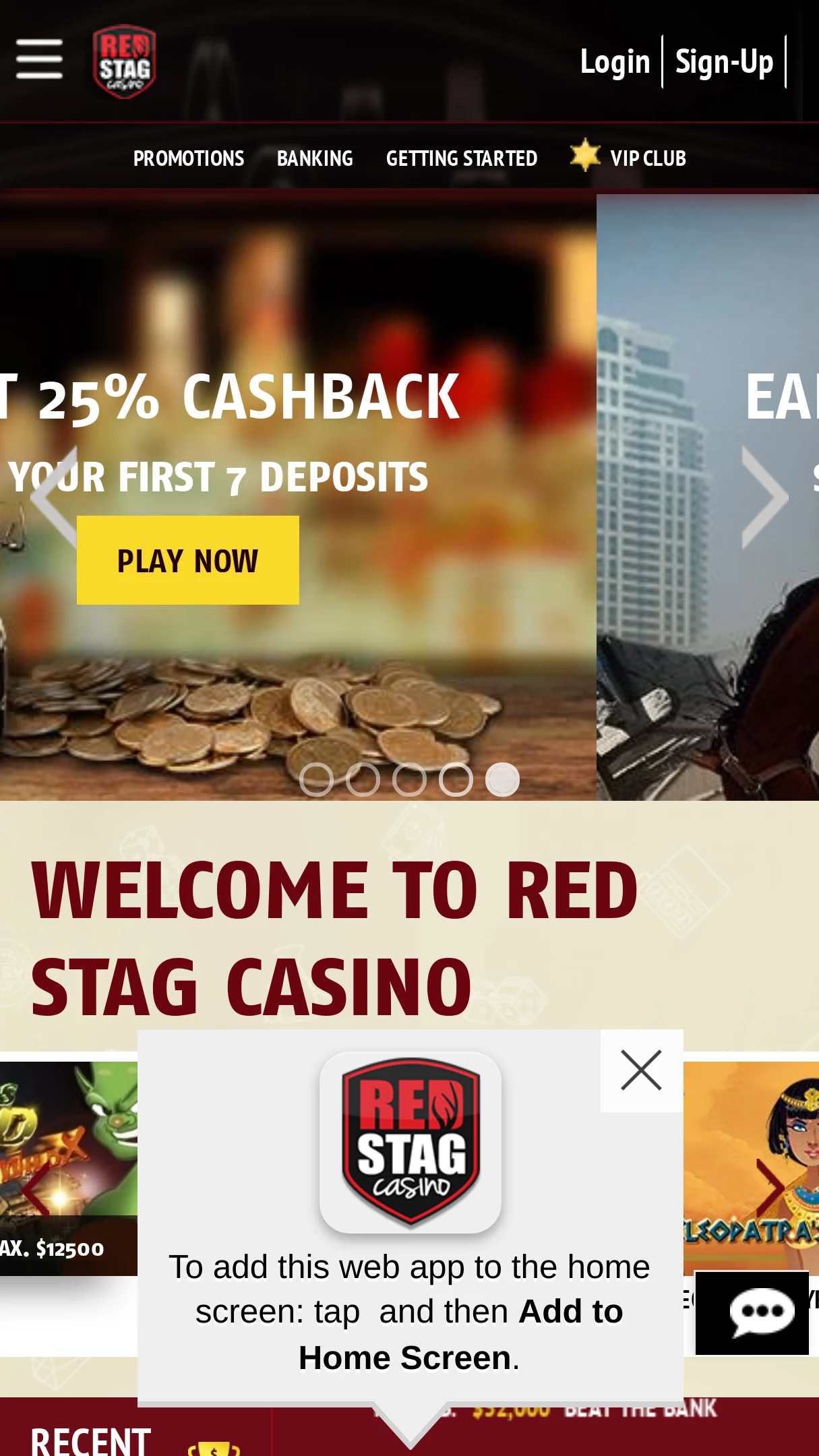Instant coupon for red stag casino real money