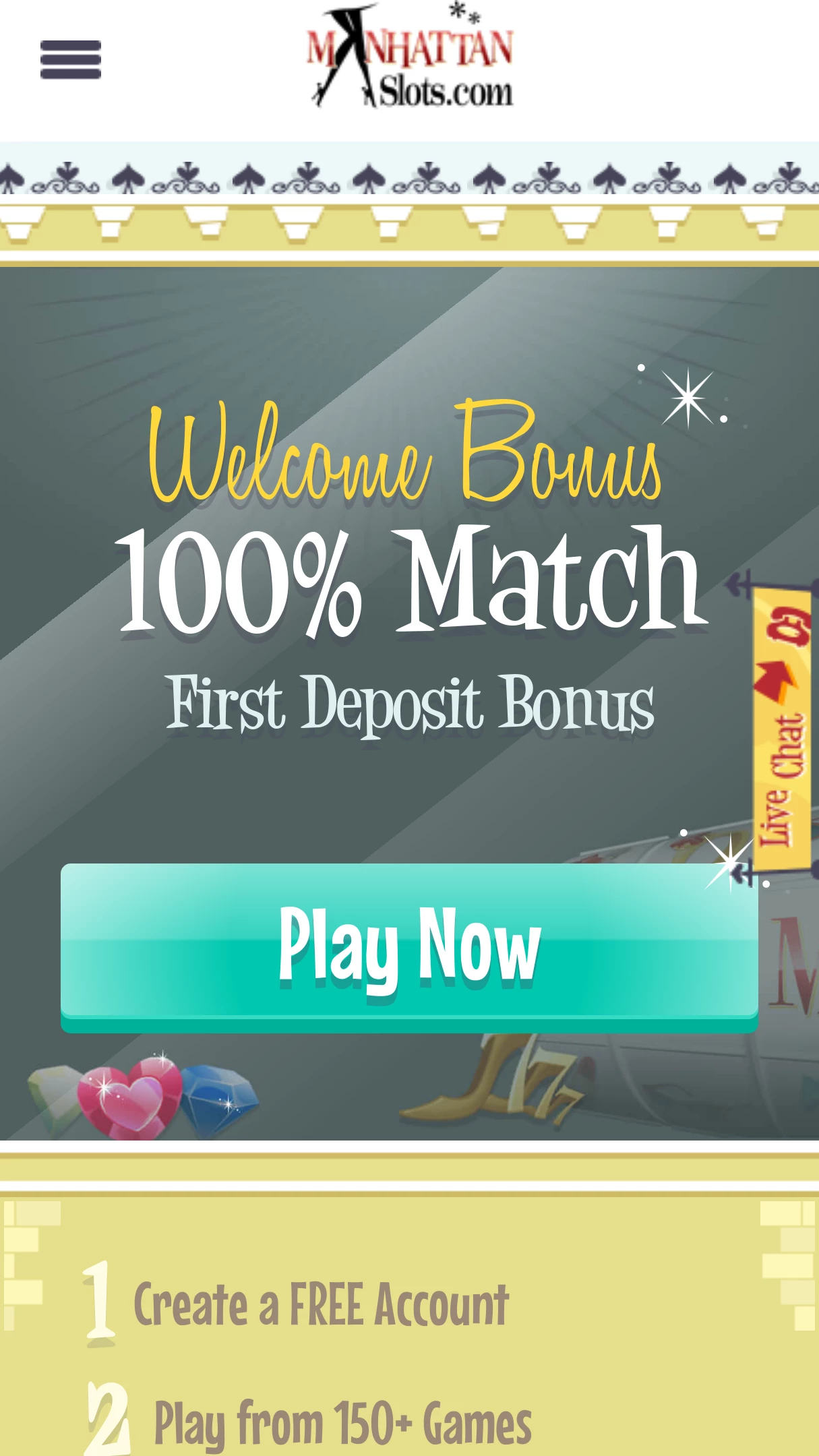 Manhattan slots no deposit bonus codes 2019