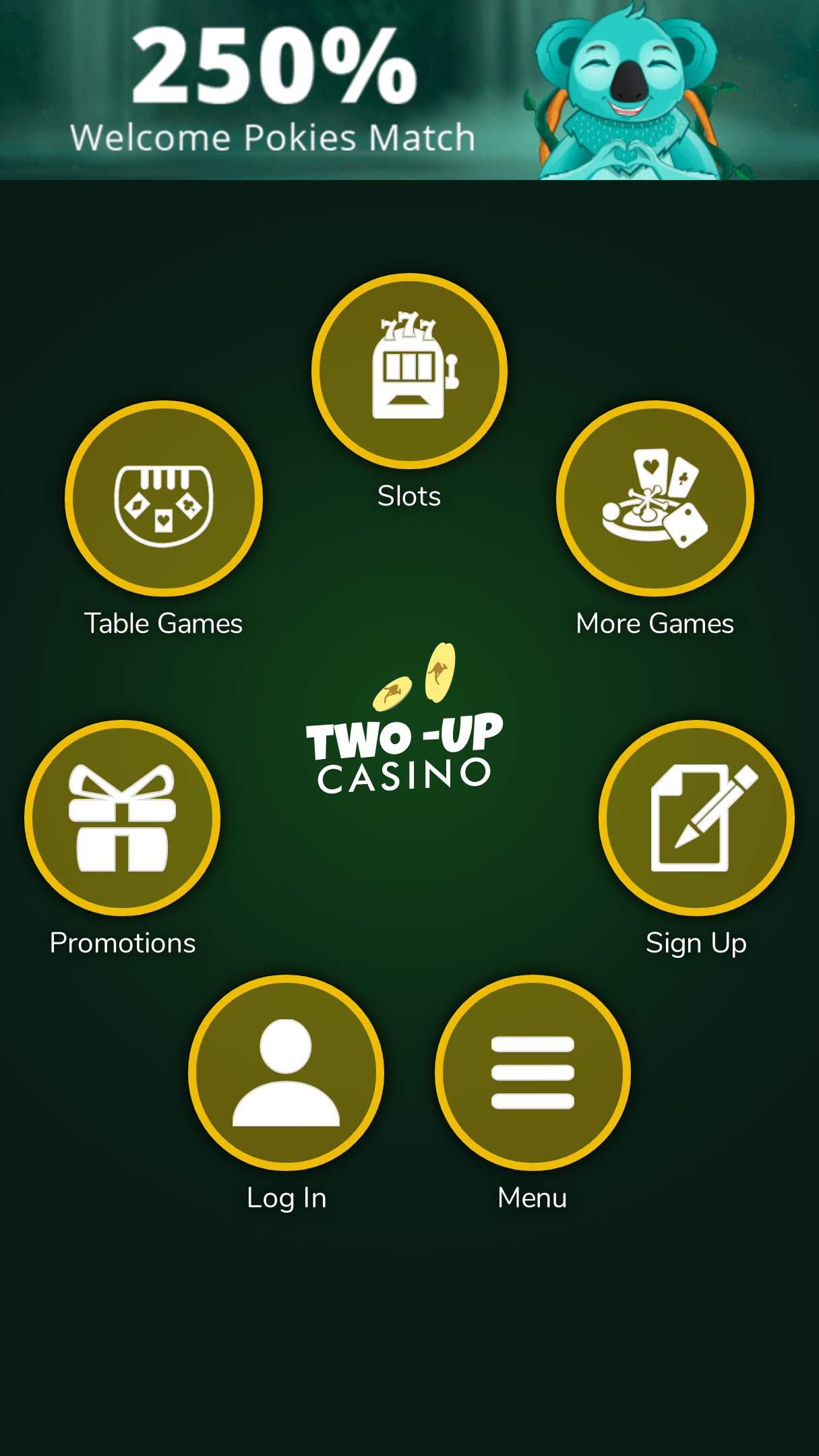Two Up Casino Bonus Codes