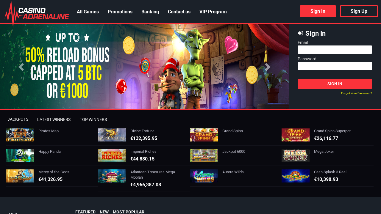 casino adrenaline no deposit bonus may 2022