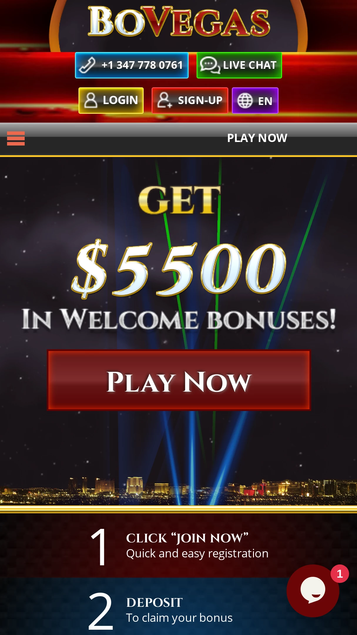 Bovegas Sign Up Bonus No Deposit