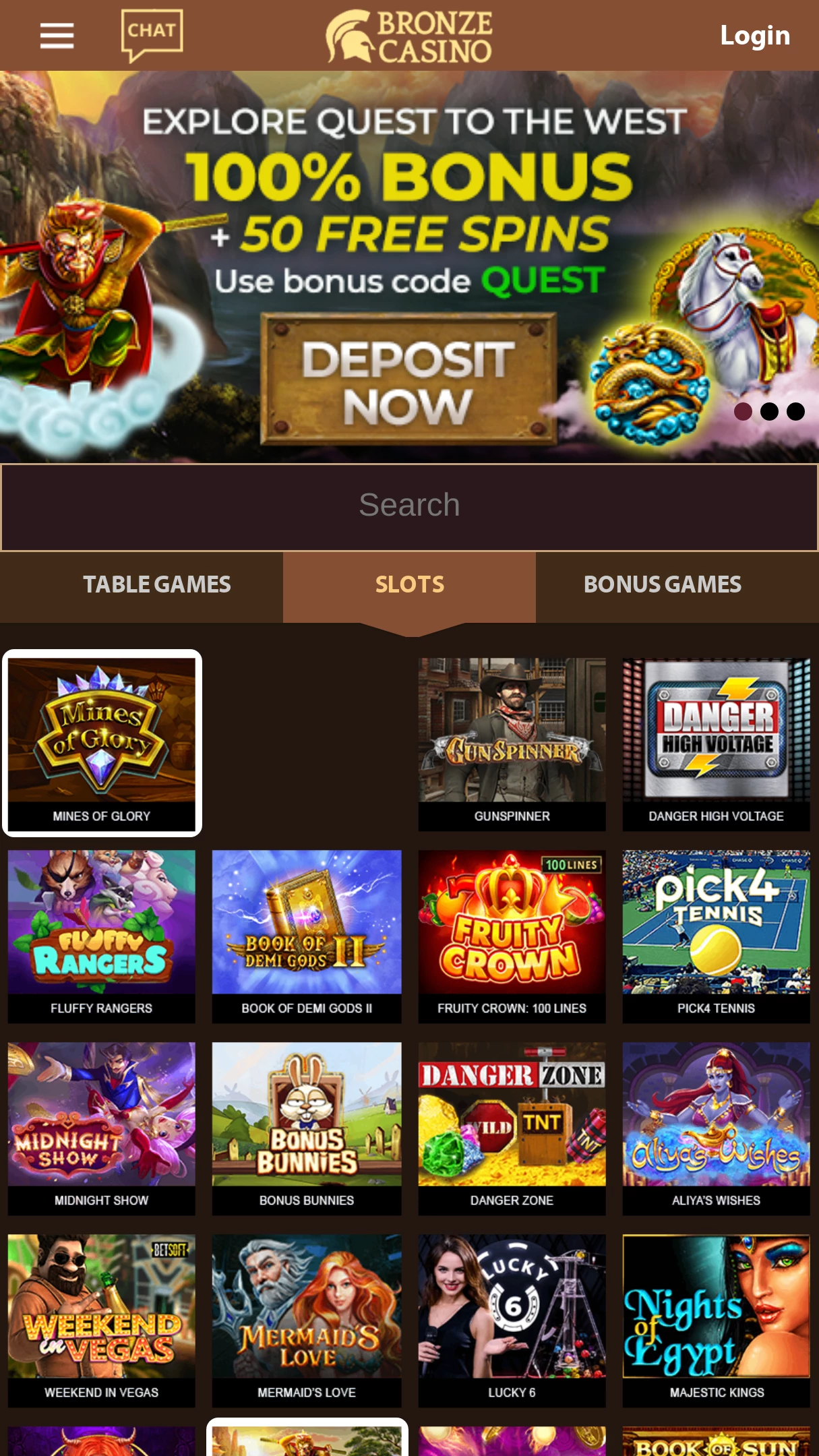 Bronze Casino No Deposit Bonus