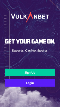 VulkanBet Casino Homepage Mobile