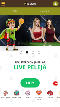 Bob Casino Homepage Mobile