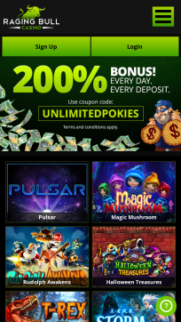 Royalio Homepage Mobile