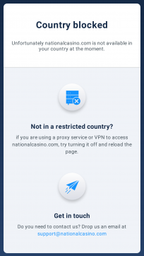 National Casino Homepage Mobile