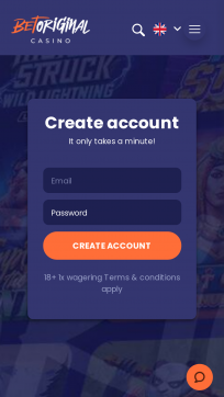 Betoriginal Homepage Mobile