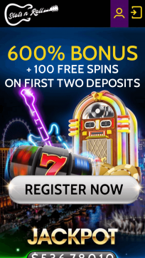 Slots n Roll Casino Homepage Mobile