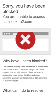 CasinoExtra Homepage Mobile