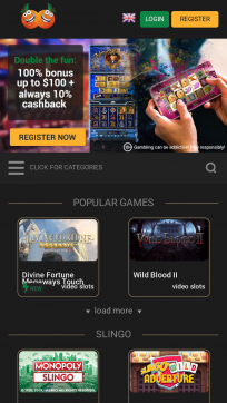 CasinoCasino Homepage Mobile