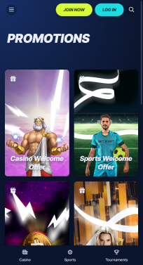 BetBeast Homepage Mobile