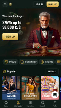 Goldex Casino Homepage Mobile