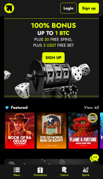 TelBet Homepage Mobile