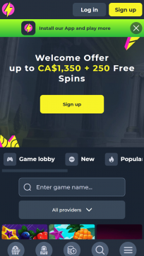 Voltslot Casino Homepage Mobile