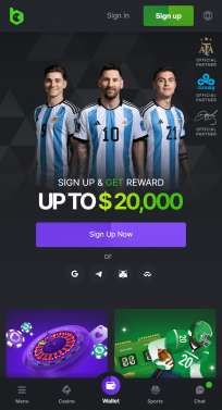 BC.Game Homepage Mobile