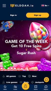 Eldoah Casino Homepage Mobile