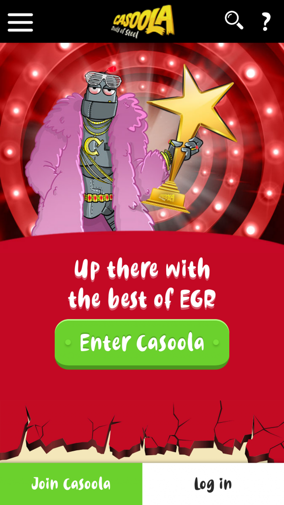 Casoola Homepage Mobile
