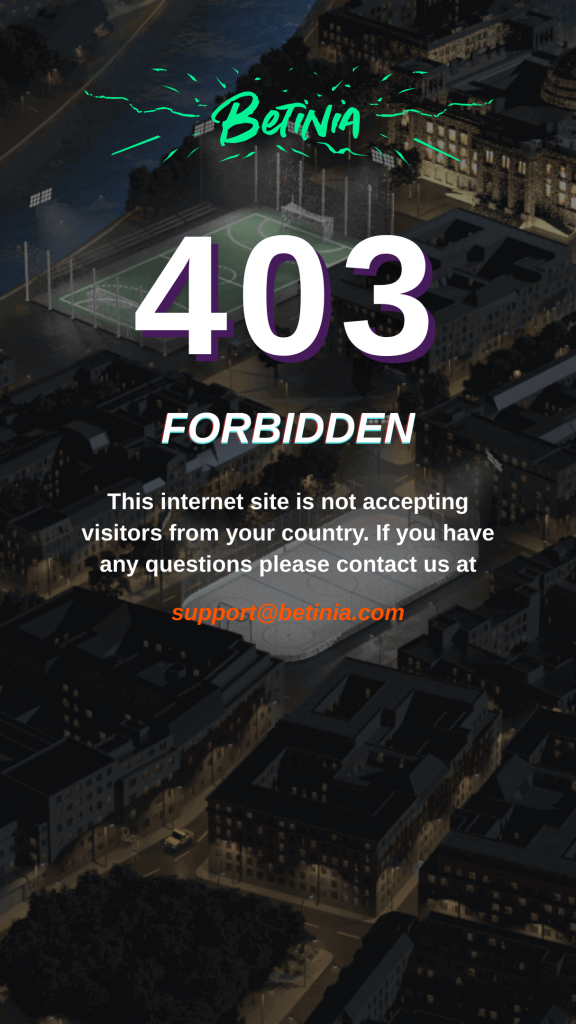Betinia Homepage Mobile