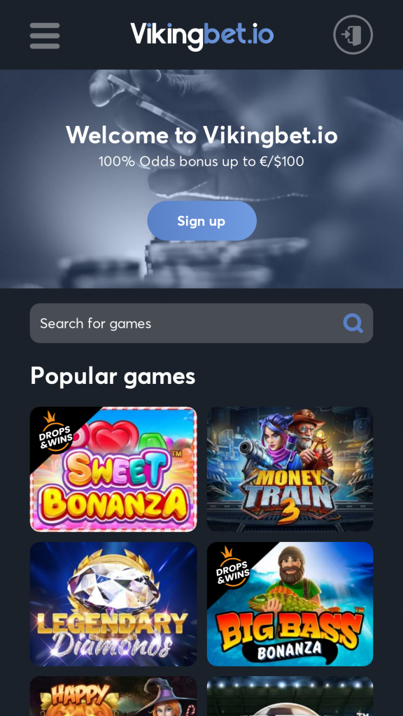 Vikingbet Homepage Mobile