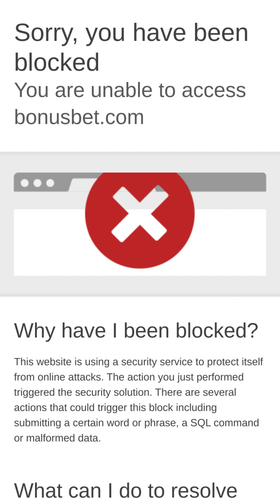 Bonusbet Homepage Mobile