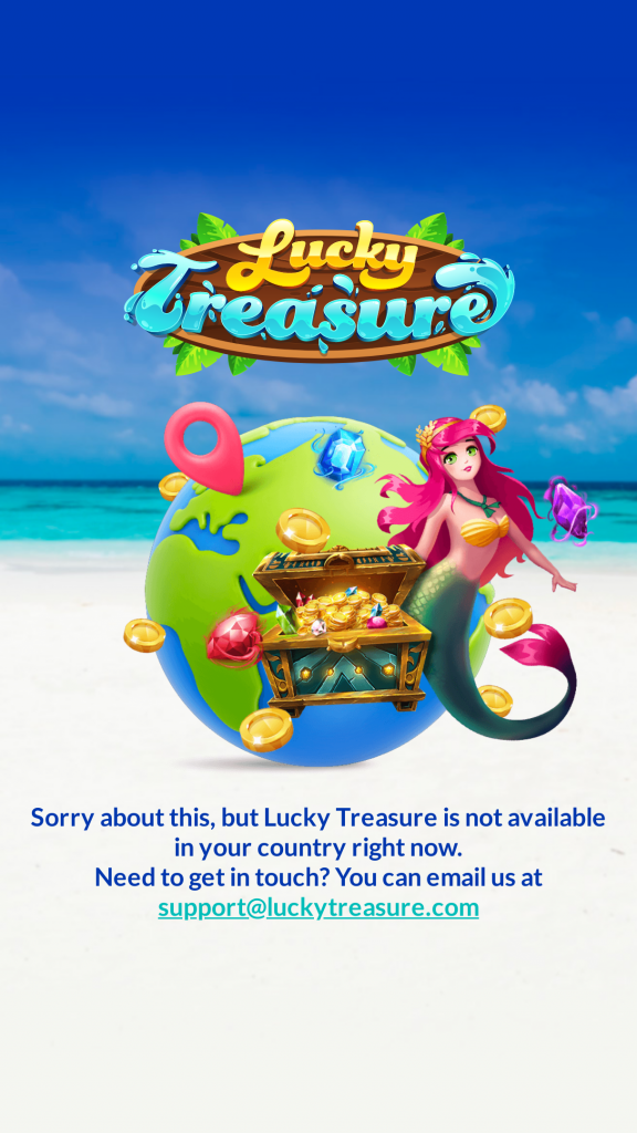 LuckyTreasure Homepage Mobile