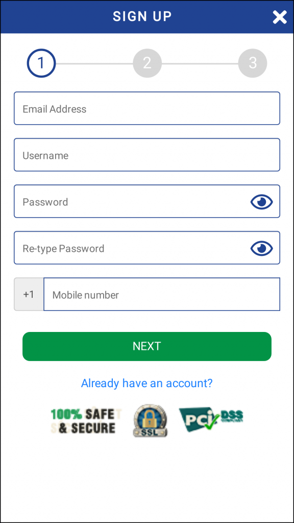 Winspark Homepage Mobile