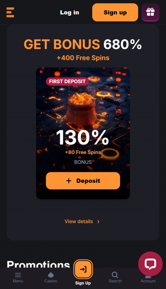 MineBit Homepage Mobile