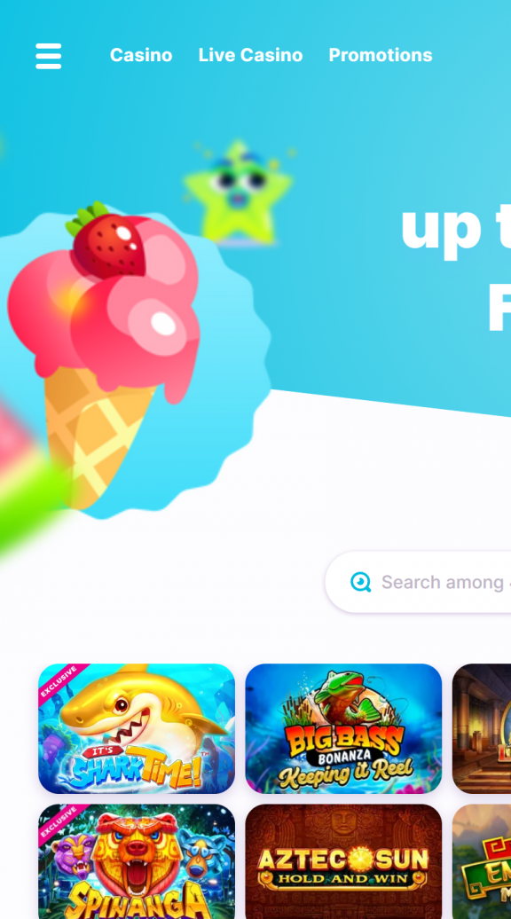 Nomini Casino Homepage Mobile
