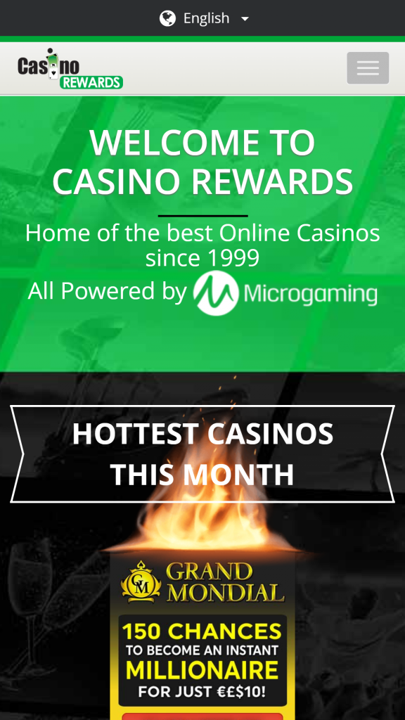 Casino Kingdom Homepage Mobile
