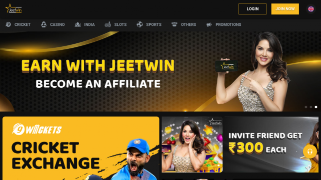 JeetWin Homepage Desktop