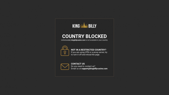 KingBilly Homepage Desktop