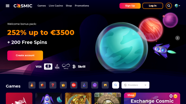 Comicslot Homepage Desktop