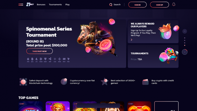 21Bit Homepage Desktop