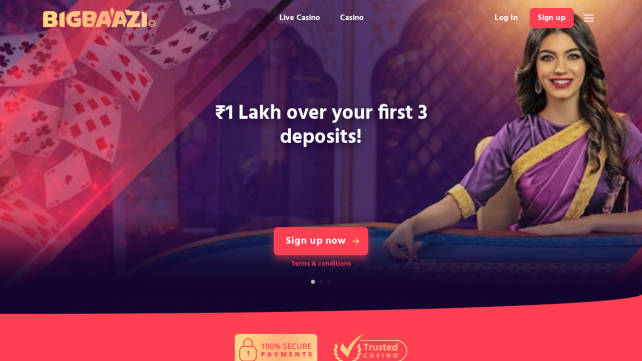 Bigbaazi Homepage Desktop