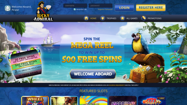 Slots Force Homepage Desktop