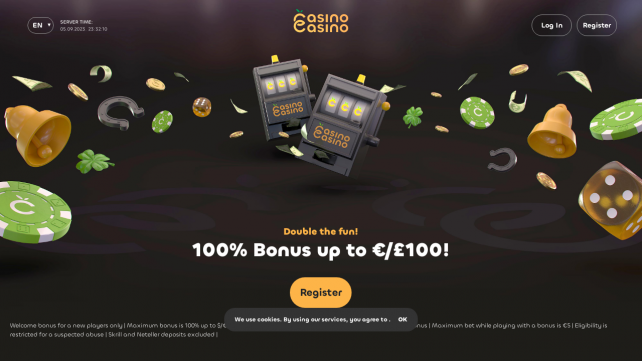 CasinoCasino Homepage Desktop