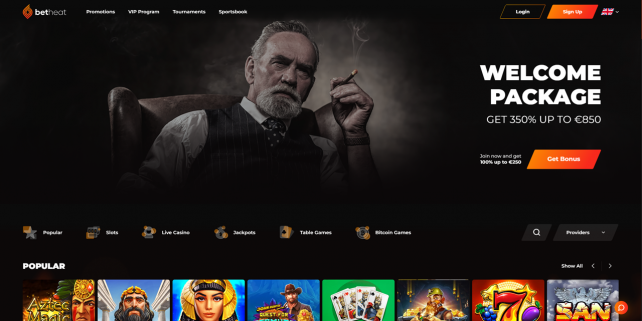 Betheat Homepage Desktop