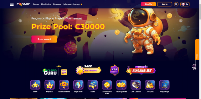 Comicslot Homepage Desktop