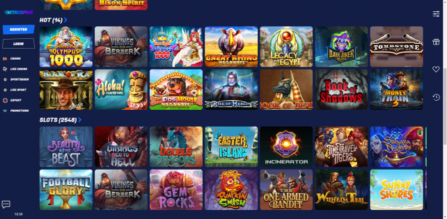 Nitrospins Homepage Desktop
