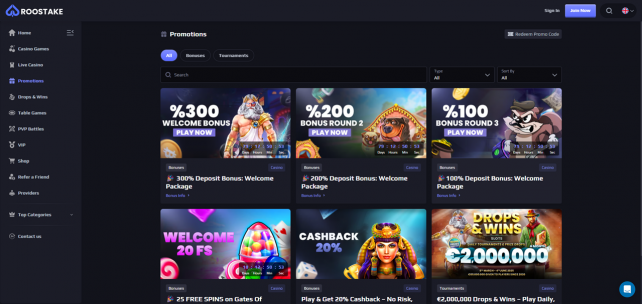 Roostake Homepage Desktop